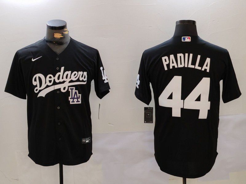 Men Los Angeles Dodgers #44 Padilla Black Game 2024 Nike MLB Jersey style 6->indianapolis colts->NFL Jersey